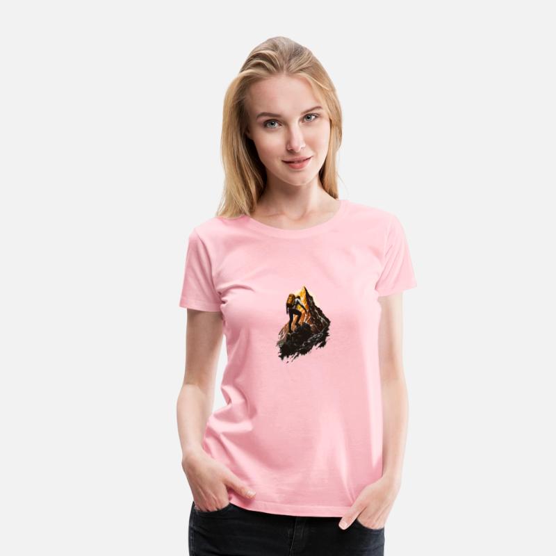 Cool Hiker Mountain Peak, Adventure Lover, Outdoor