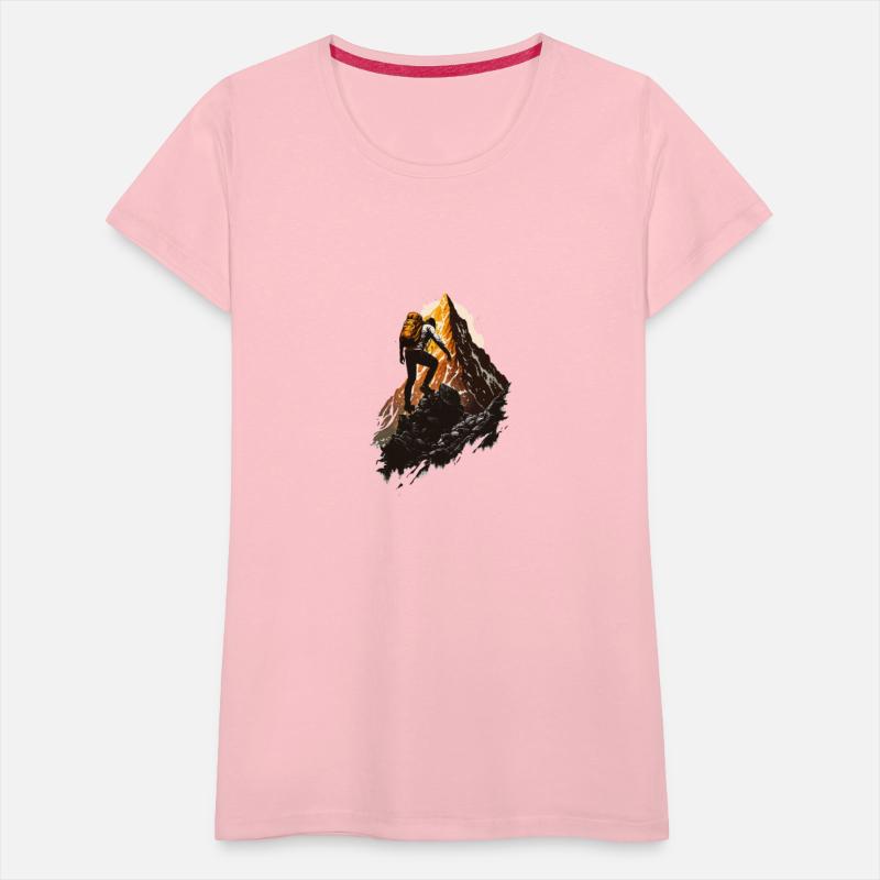 Cool Hiker Mountain Peak, Adventure Lover, Outdoor