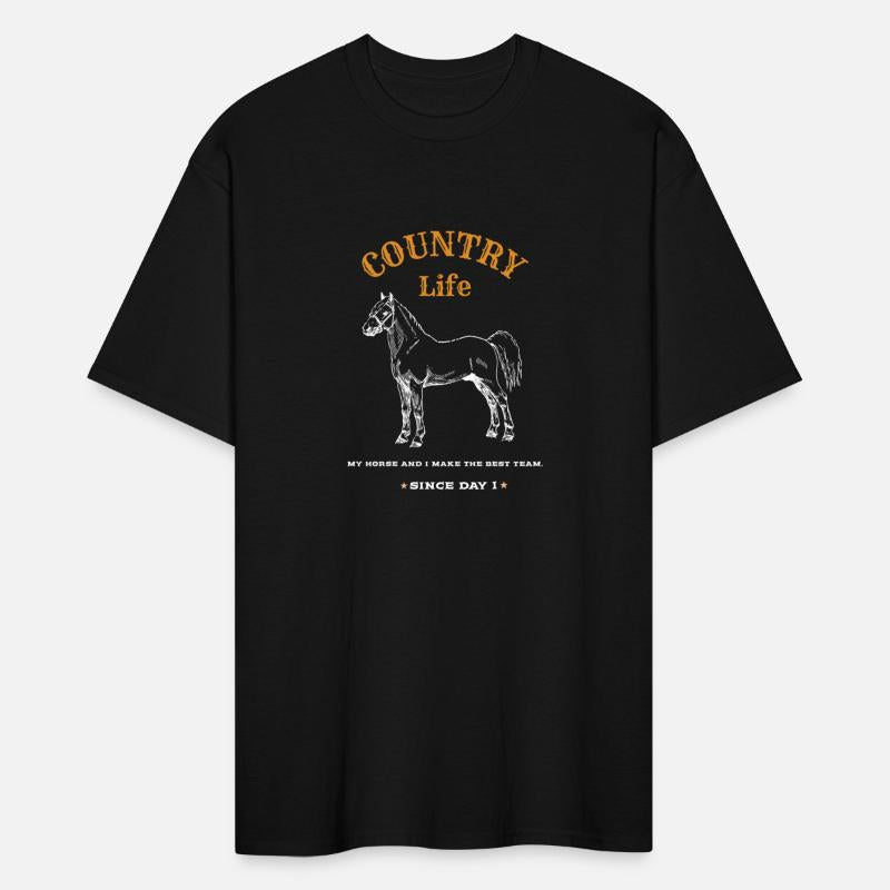 Country life horse love