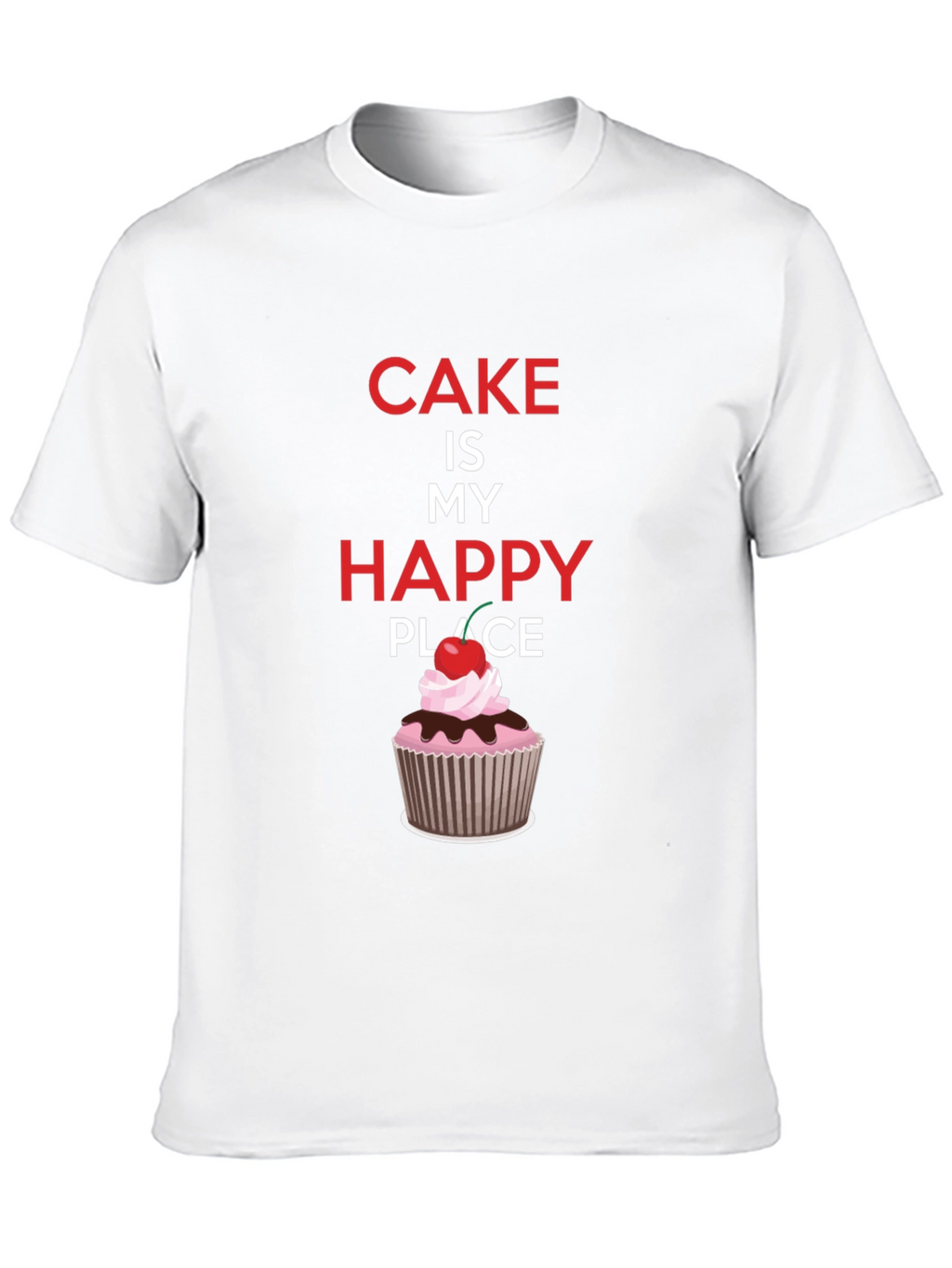 Cake Is My Happy Place Graphic Tee
