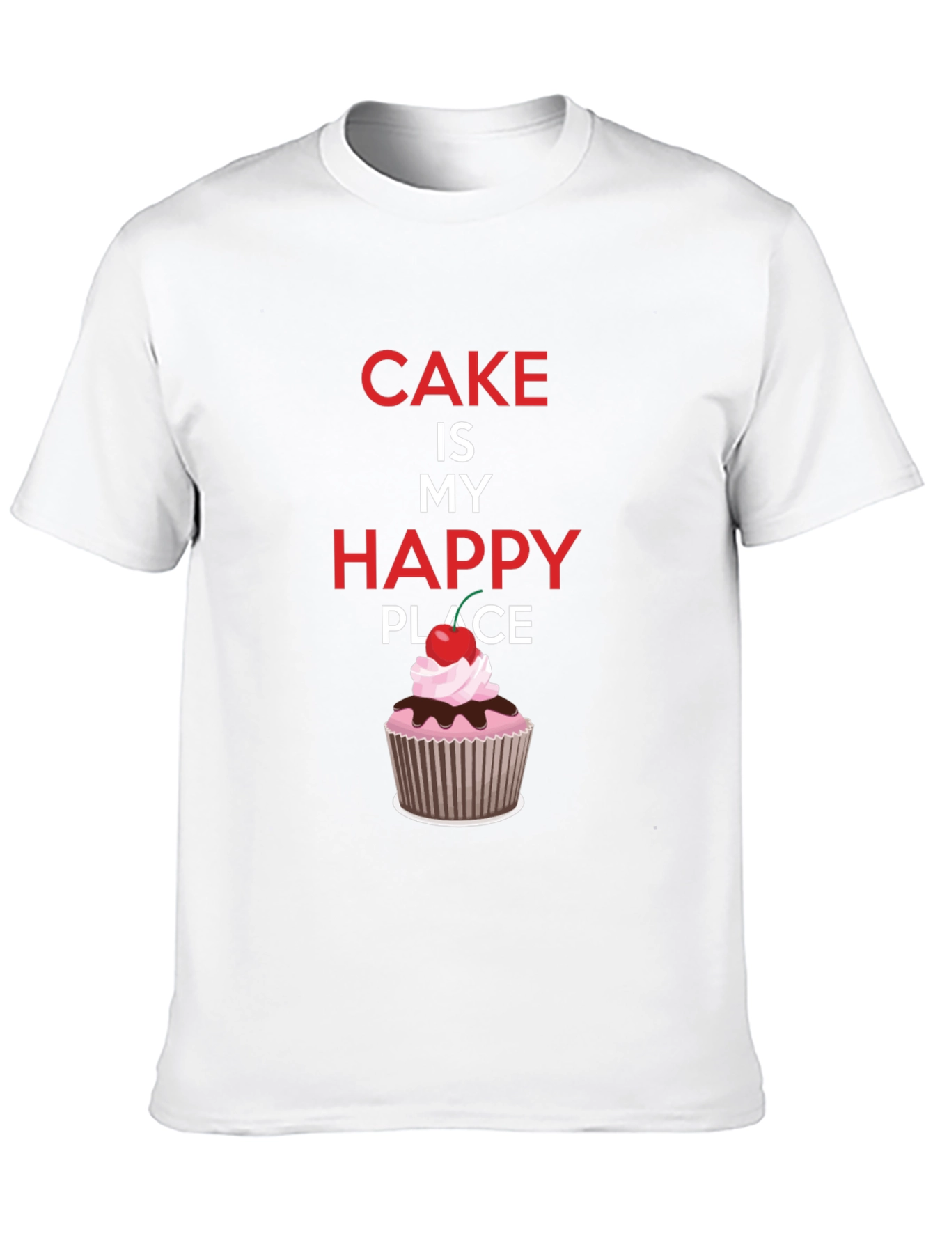 Cake Is My Happy Place Graphic Tee