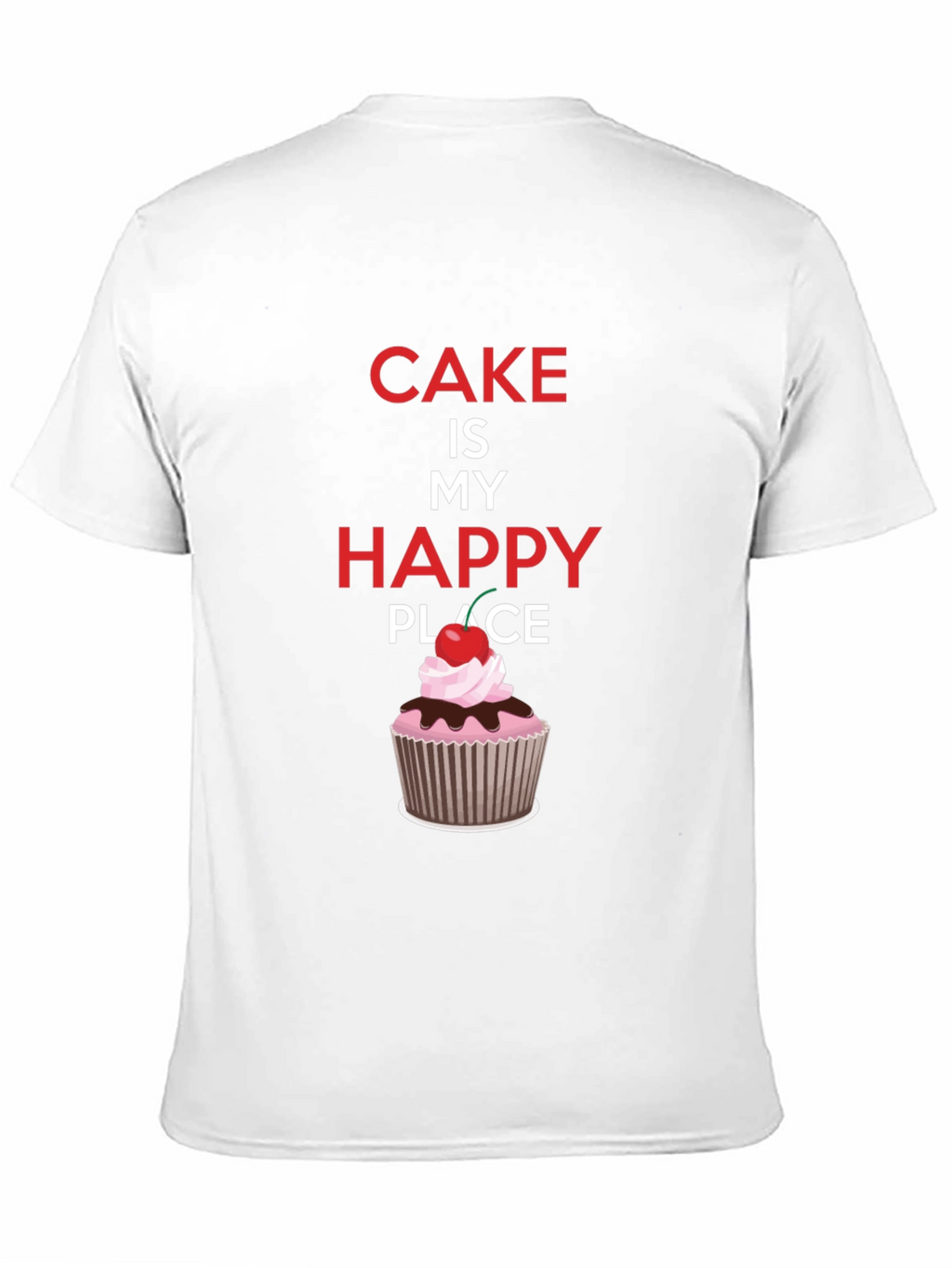 Cake Is My Happy Place Graphic Tee