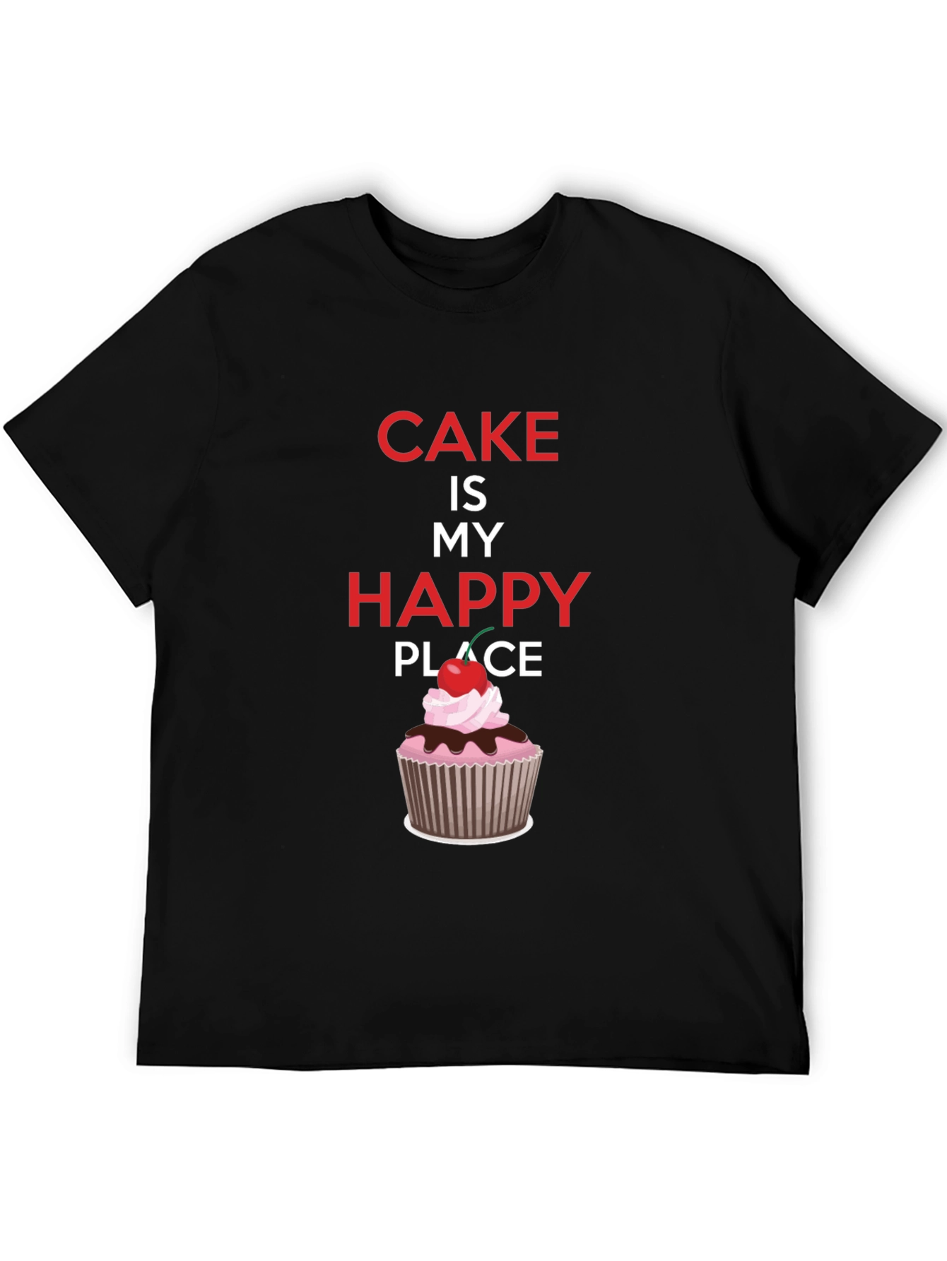 Cake Is My Happy Place Graphic Tee