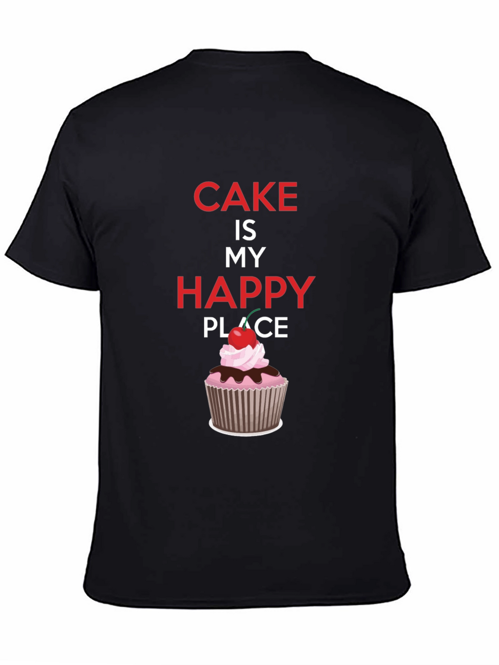Cake Is My Happy Place Graphic Tee