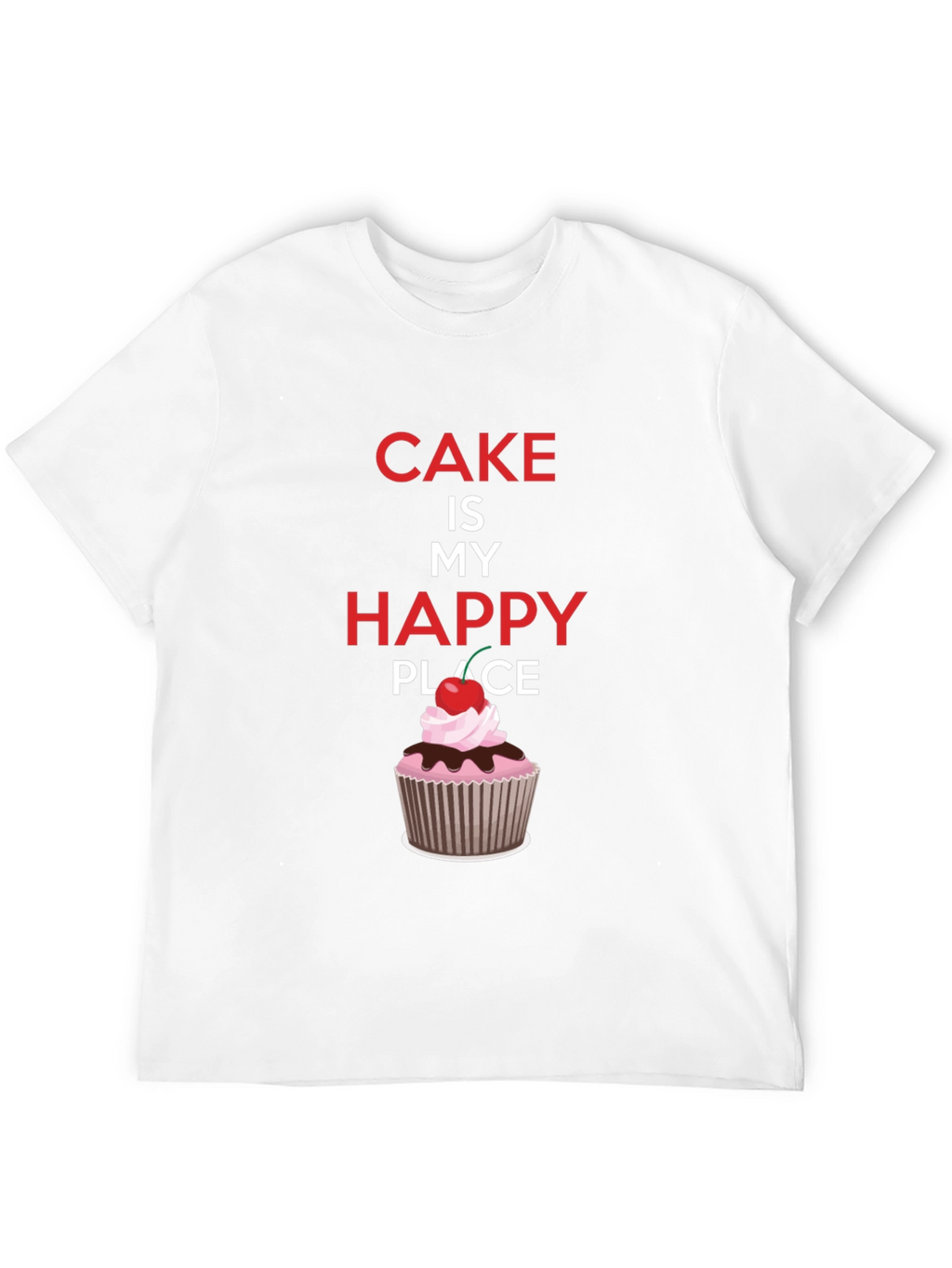 Cake Is My Happy Place Graphic Tee