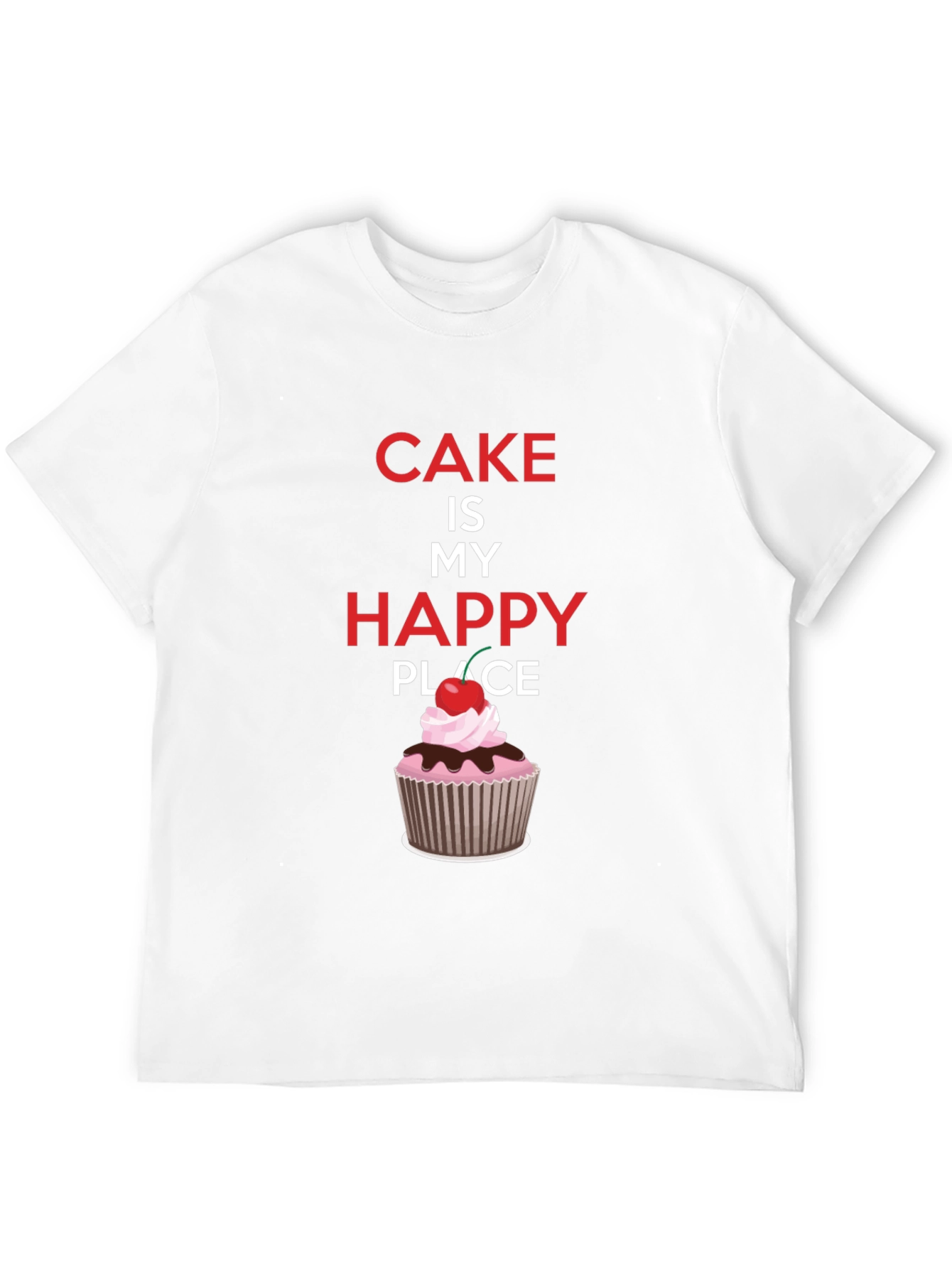 Cake Is My Happy Place Graphic Tee