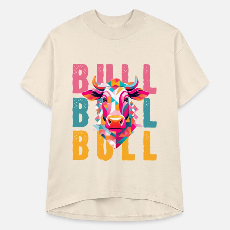 Cute Bull minimalist style art
