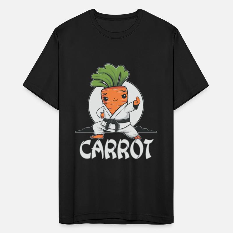 Cute Carrot Martial Arts Karate for a Veggie