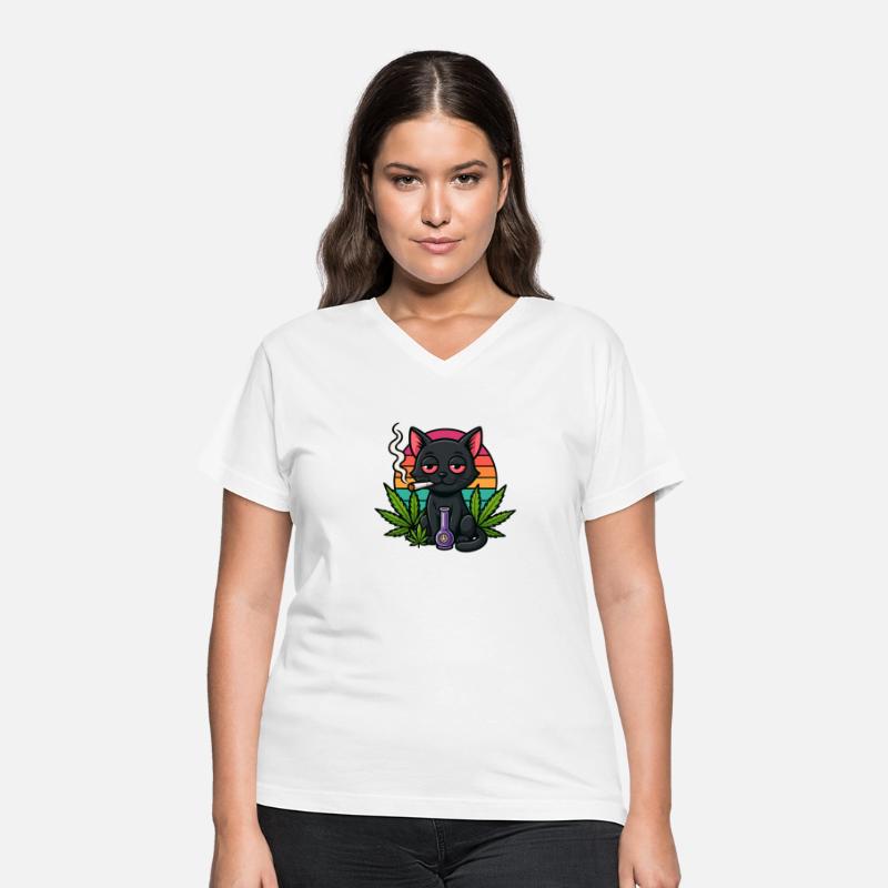 Cute Cat Smoking Weed