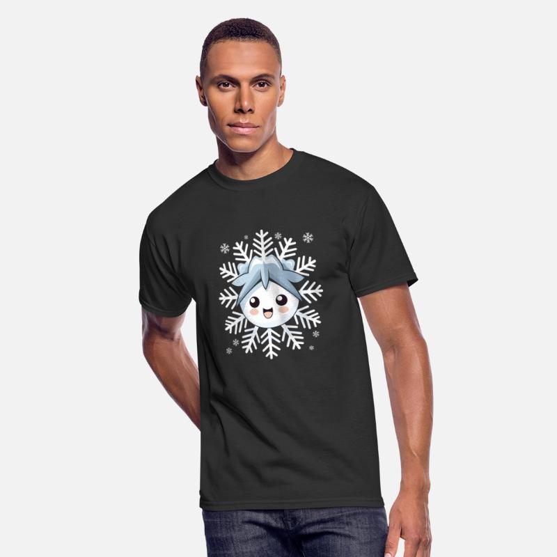 Cute Funny Snowflake Snow Winter Kawaii Gift