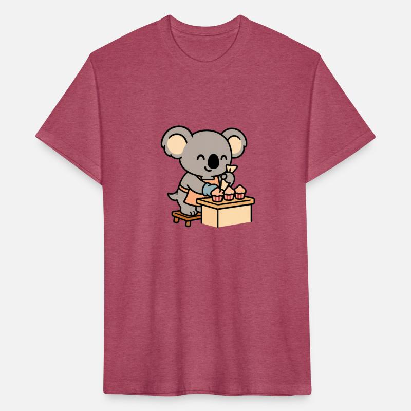 Cute Koala Decorating Cupcakes
