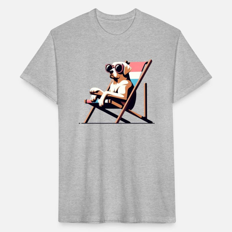 Cute Labrador Lounging in Comfortable Chair Pose !