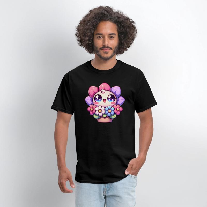 Cute little cartoon style flower