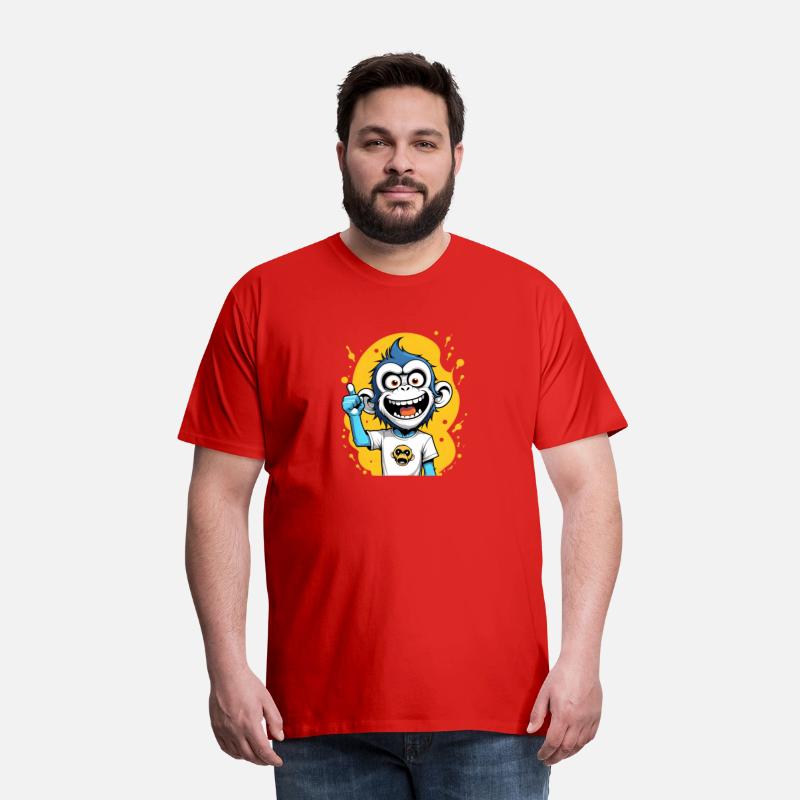 cute monkey illustration animal cartoon character