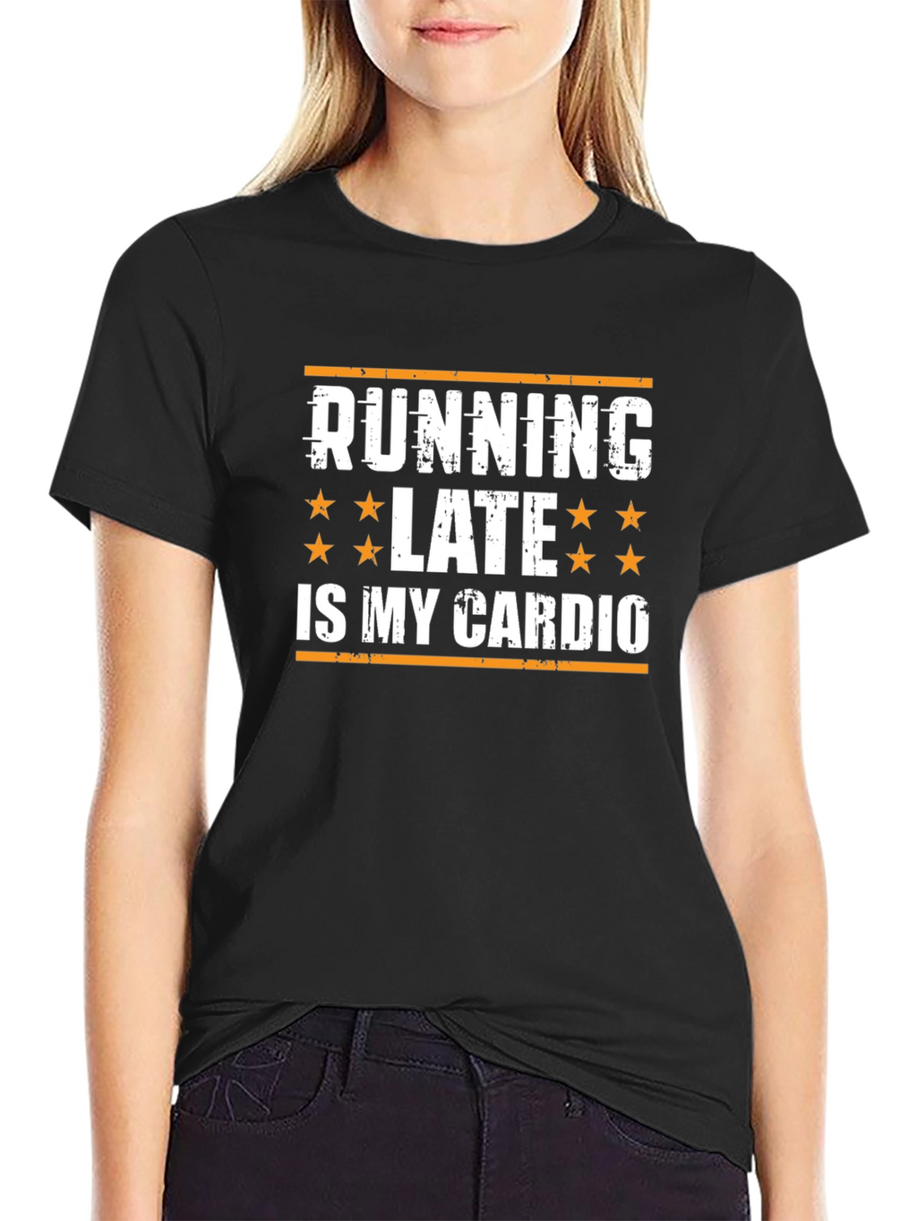 Running Late Is My Cardio Graphic Tee