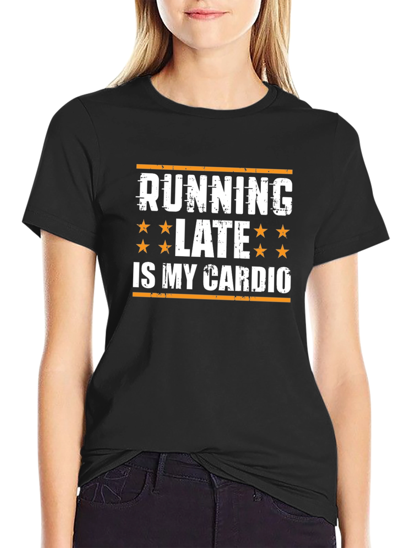 Running Late Is My Cardio Graphic Tee