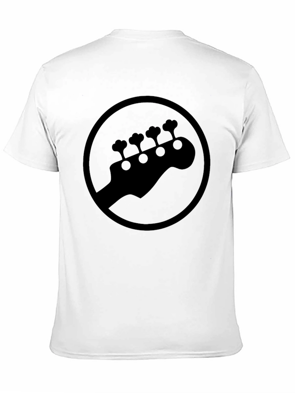 Bass Guitar Headstock Graphic Tee