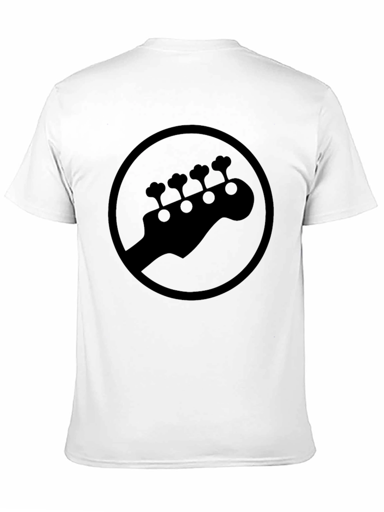 Bass Guitar Headstock Graphic Tee