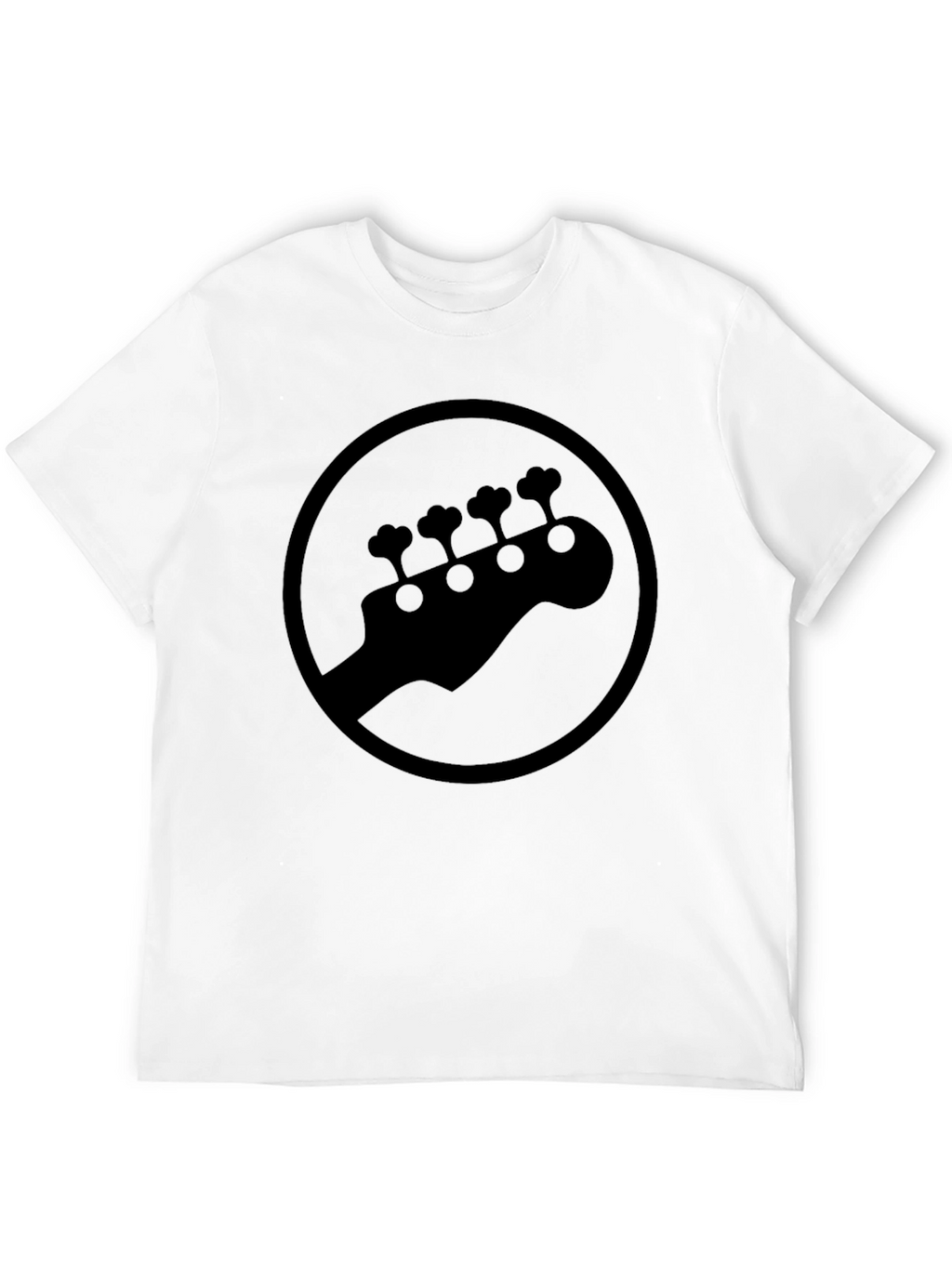 Bass Guitar Headstock Graphic Tee