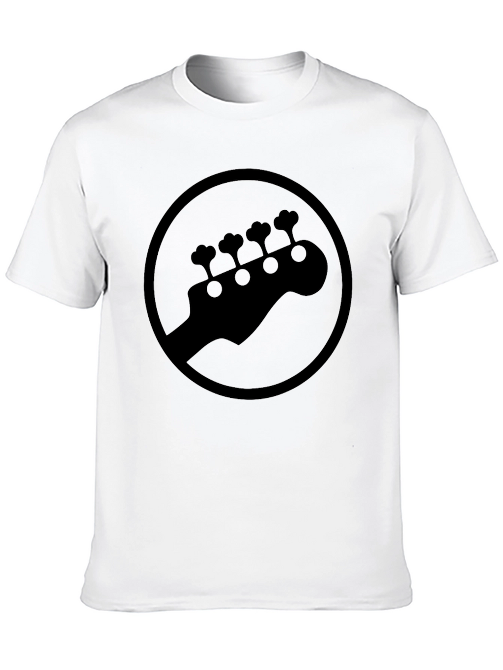 Bass Guitar Headstock Graphic Tee