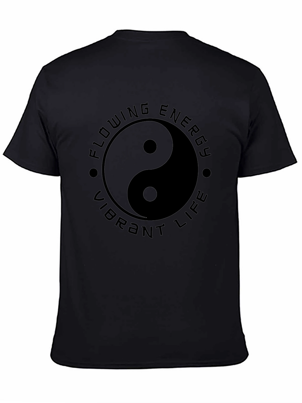 Yin Yang Flowing Energy T-Shirt - Vibrant Life Design