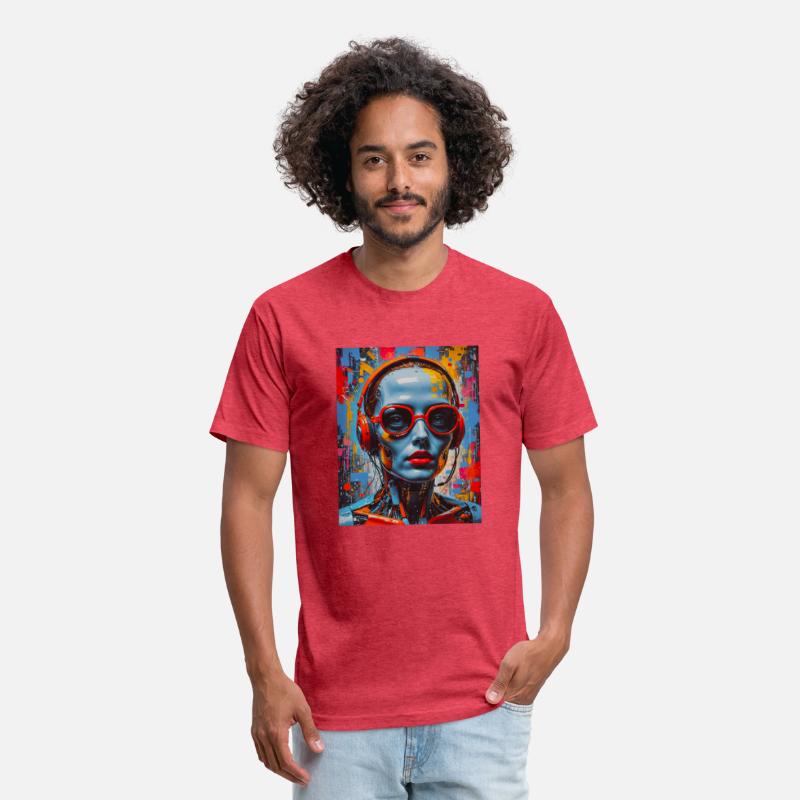 Cyborg with Neon Vision