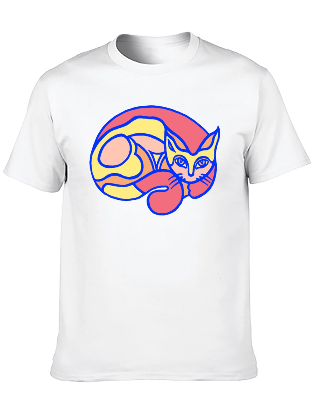 Cool Cat Graphic T-Shirt - Unique Design