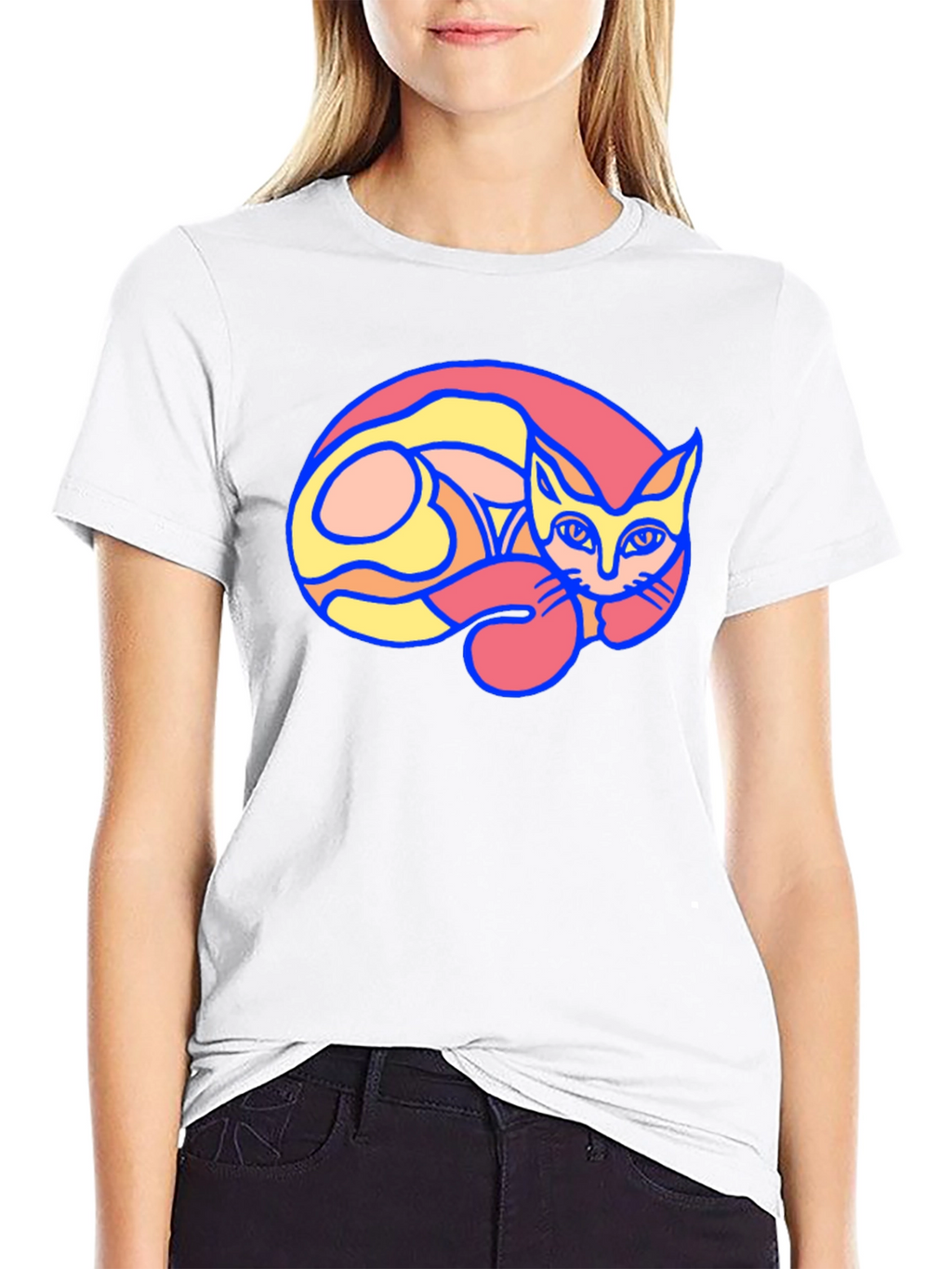 Cool Cat Graphic T-Shirt - Unique Design