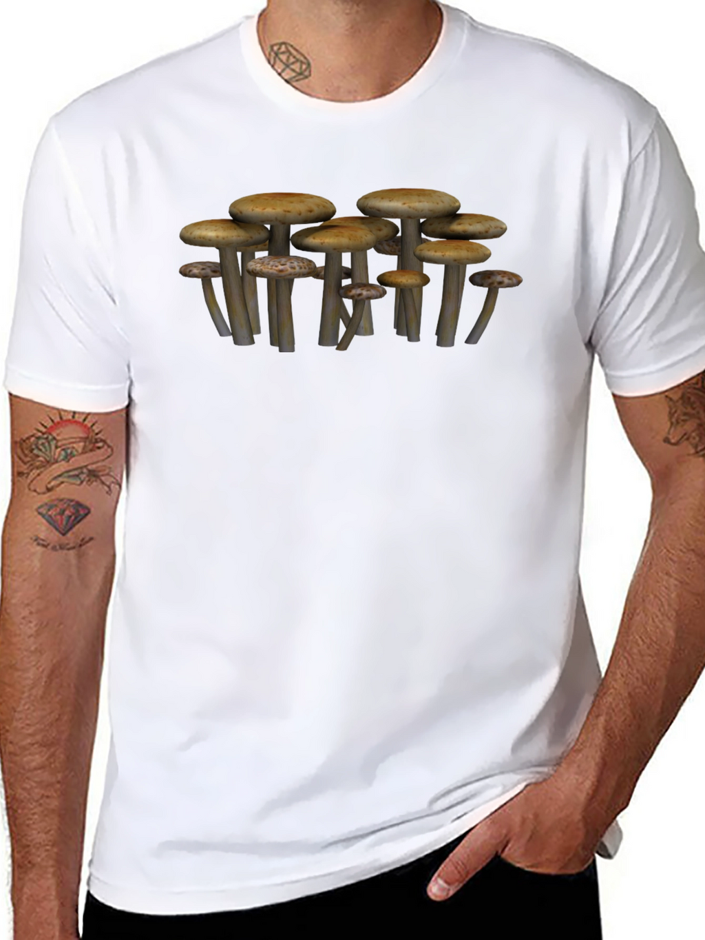 Mushroom Graphic T-Shirt - Nature Inspired Tee