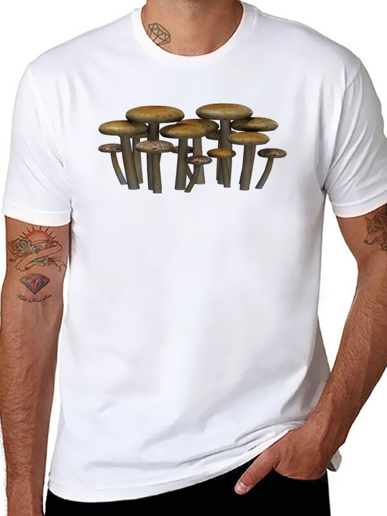 Mushroom Graphic T-Shirt - Nature Inspired Tee
