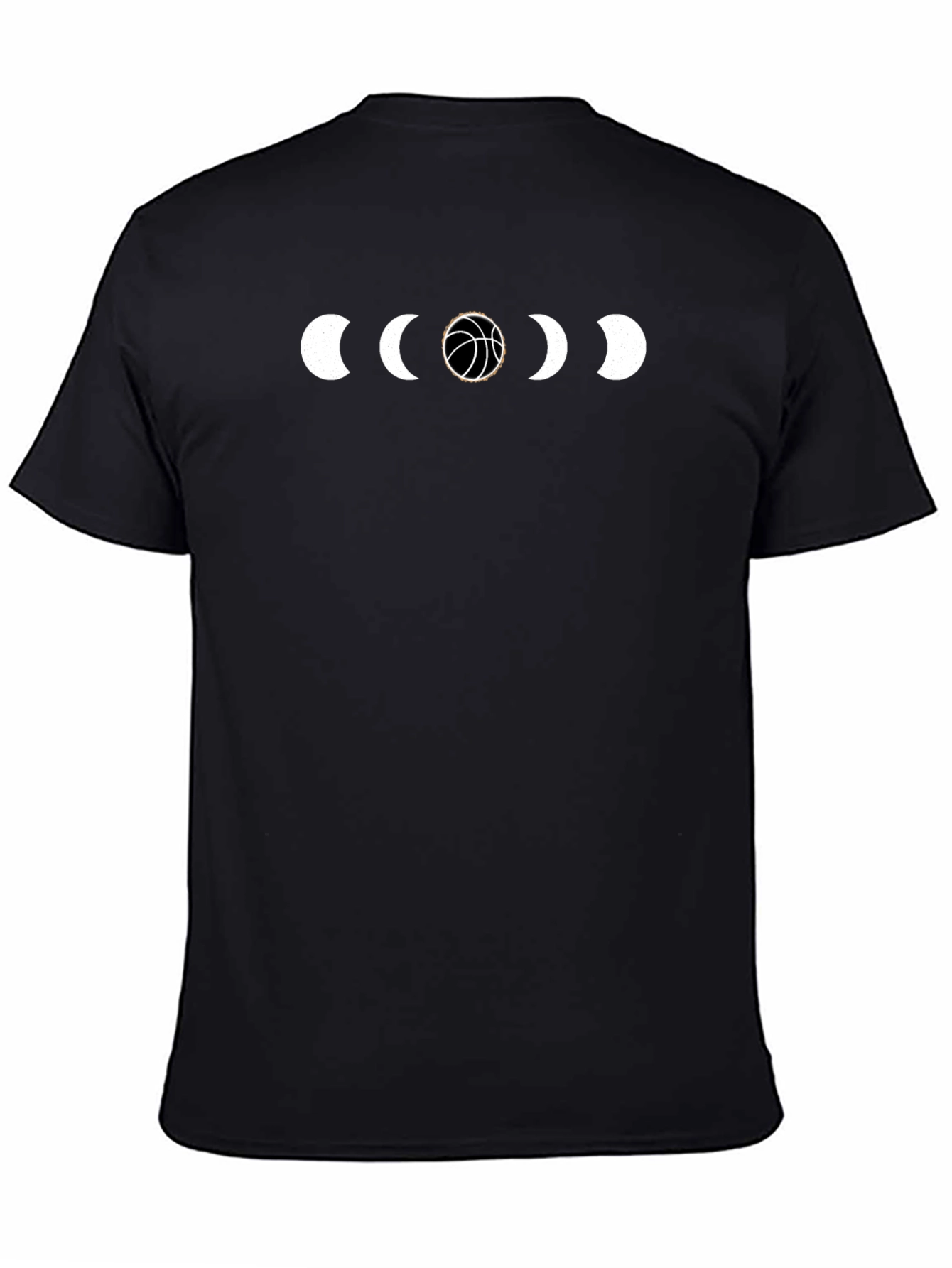 Basketball Moon Phases Graphic Tee