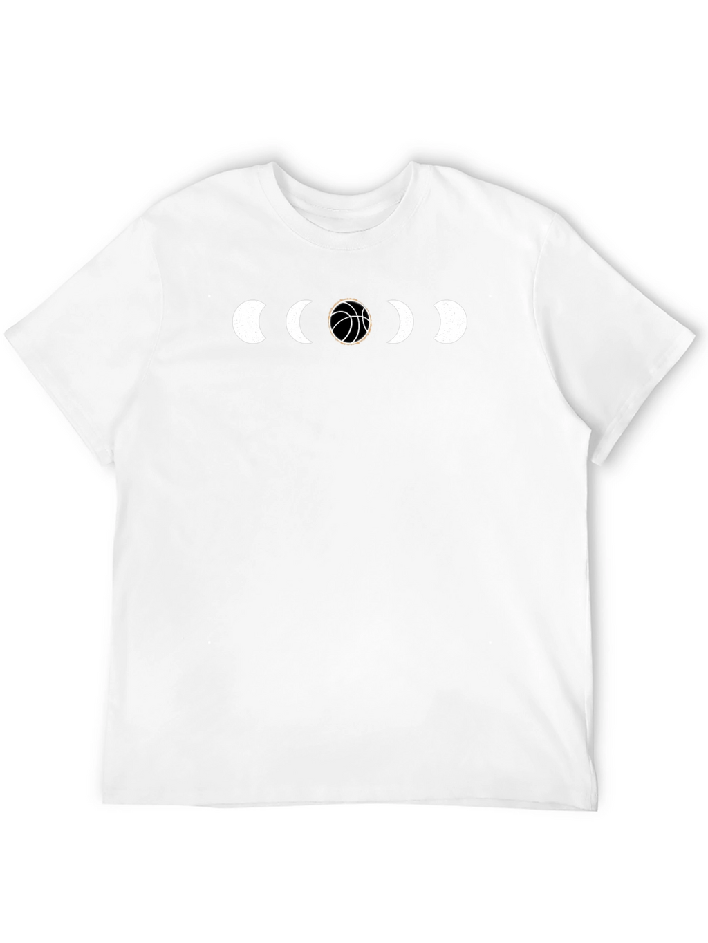 Basketball Moon Phases Graphic Tee