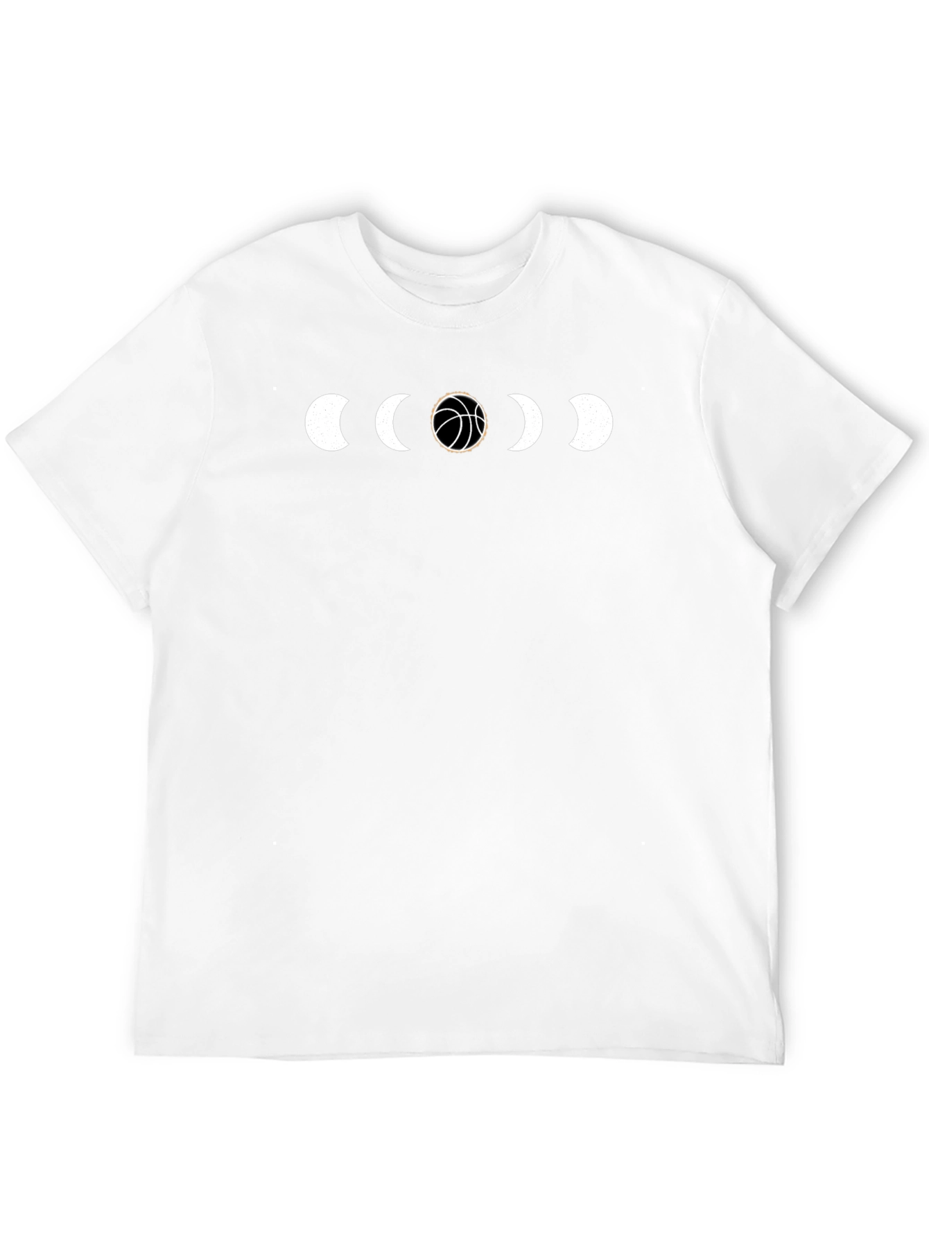 Basketball Moon Phases Graphic Tee