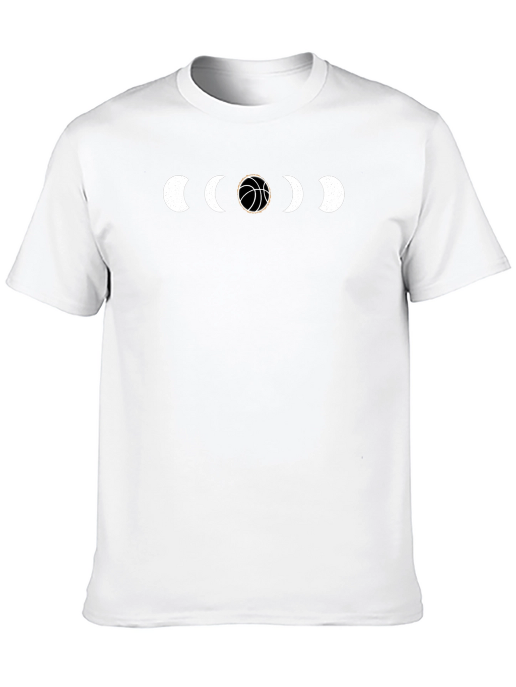Basketball Moon Phases Graphic Tee