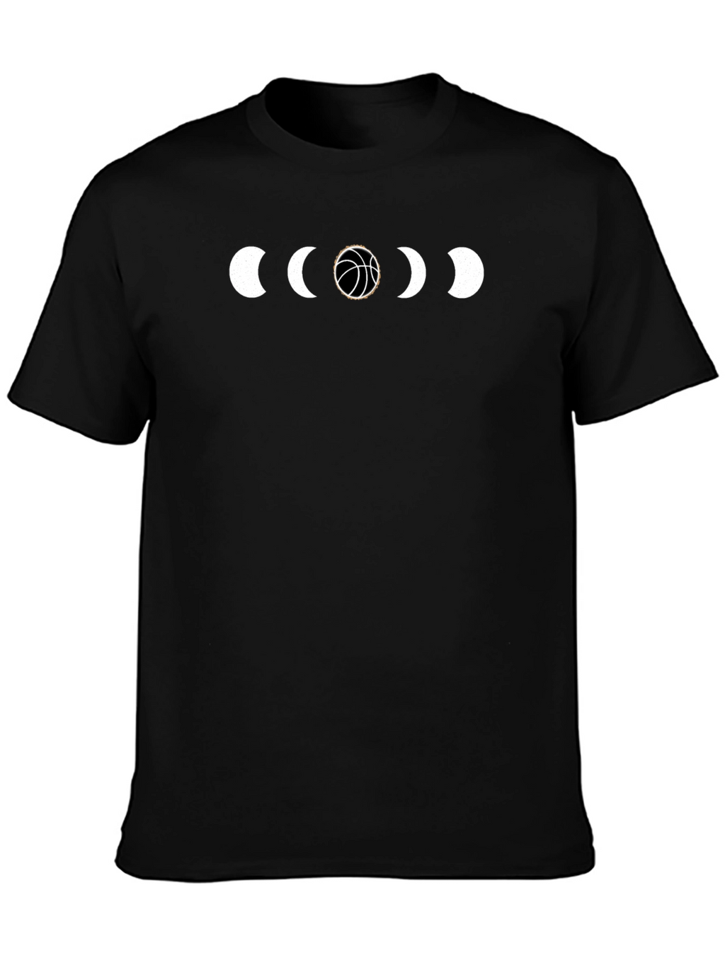 Basketball Moon Phases Graphic Tee