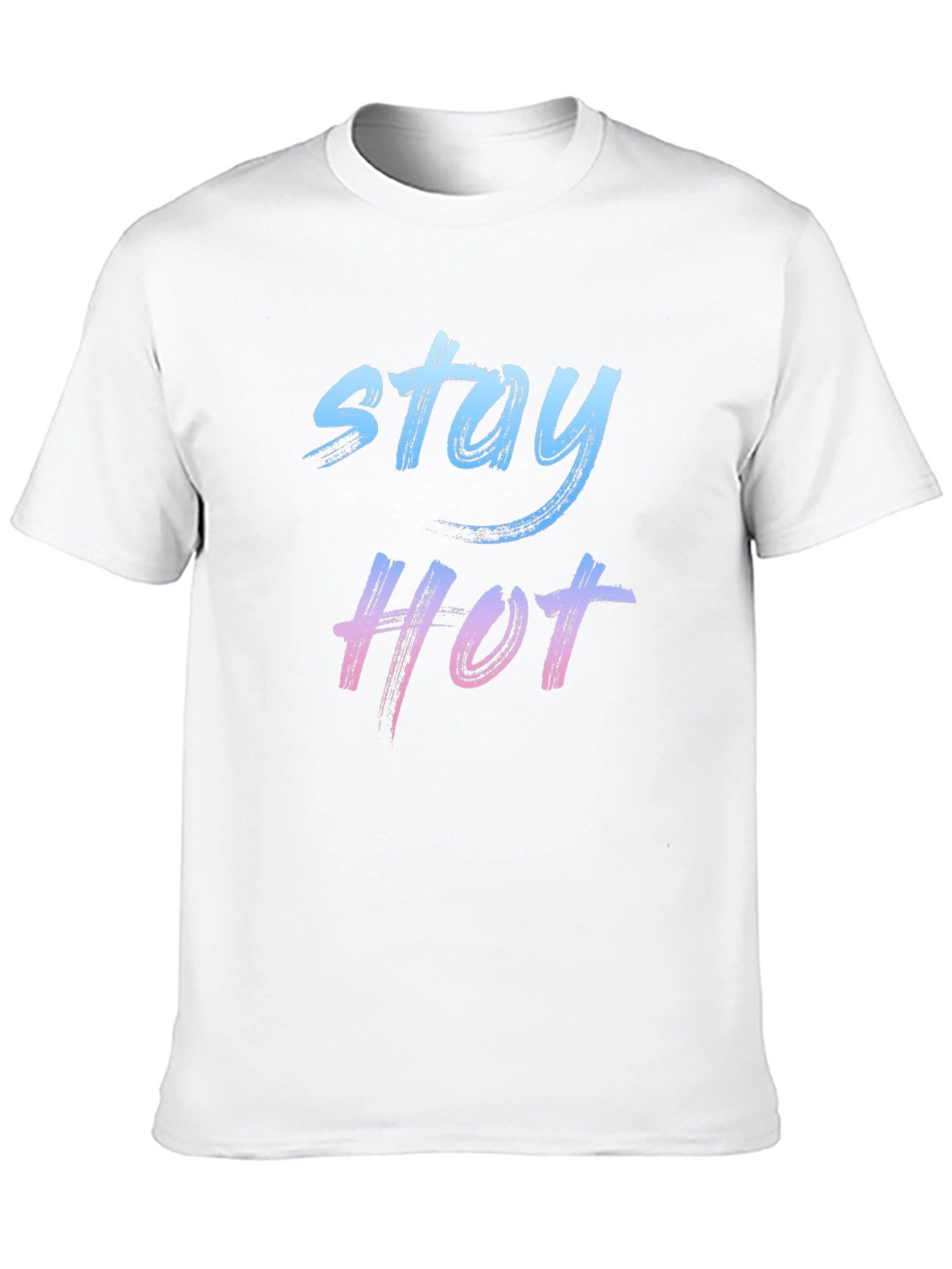 Stay Hot Graphic Tee - Black Casual T-Shirt