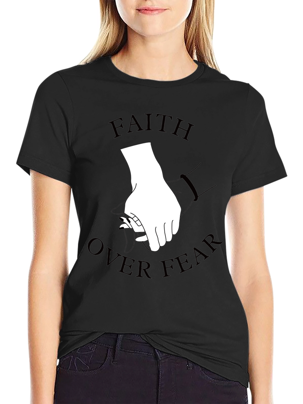 Faith Over Fear Graphic Tee - Stylish Comfort