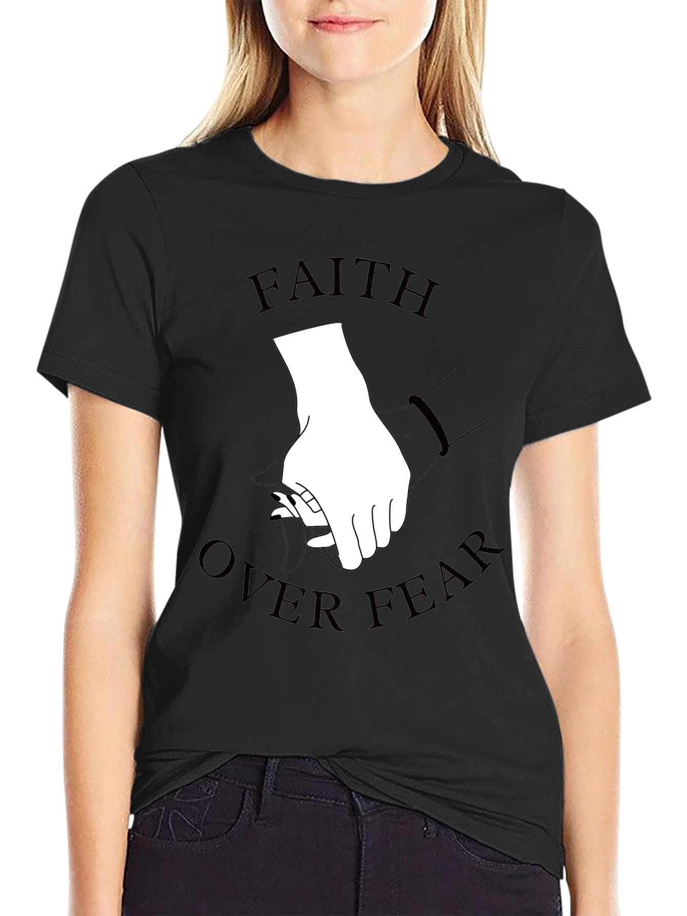 Faith Over Fear Graphic Tee - Stylish Comfort