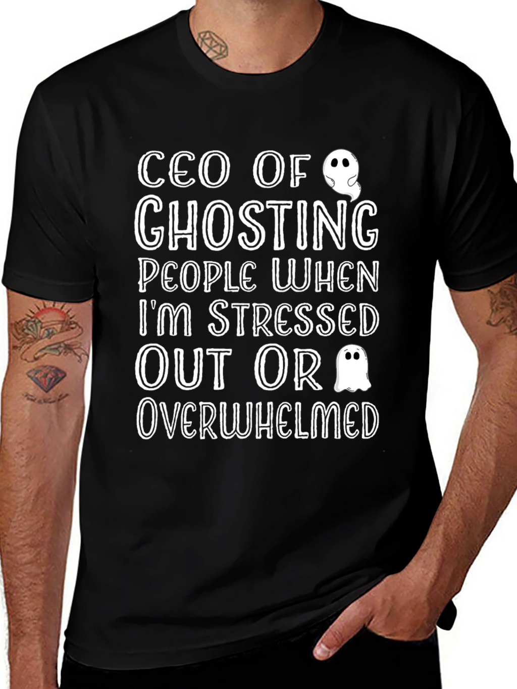 CEO of Ghosting Novelty Graphic Tee