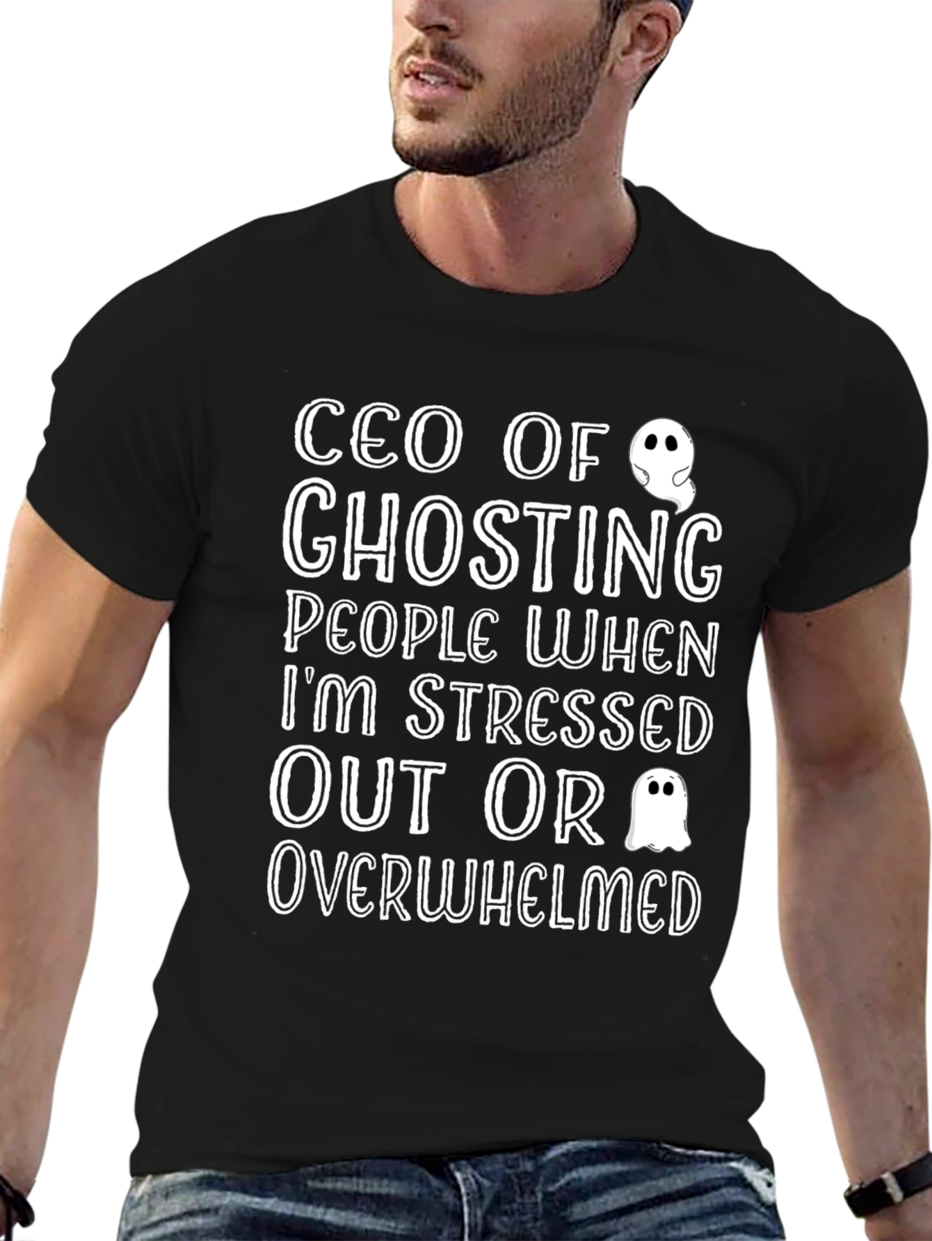 CEO of Ghosting Novelty Graphic Tee