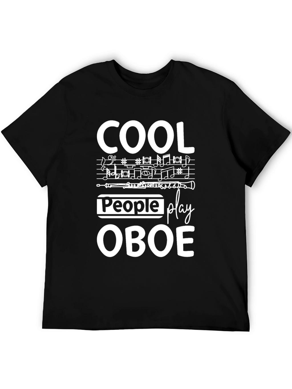 Cool People Play Oboe Graphic T-Shirt