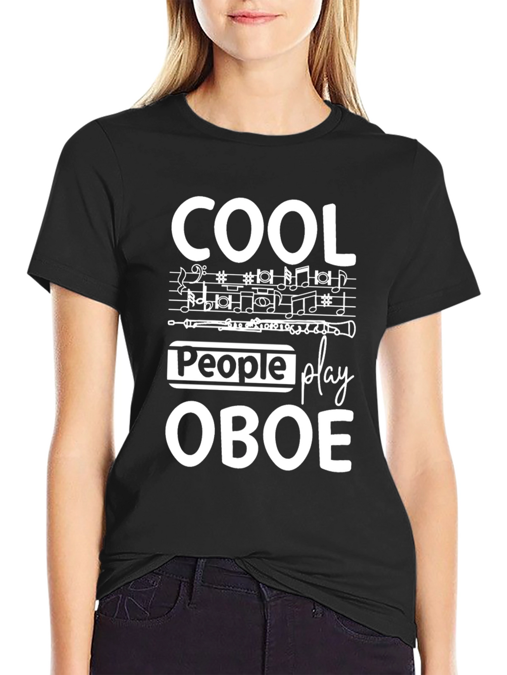 Cool People Play Oboe Graphic T-Shirt