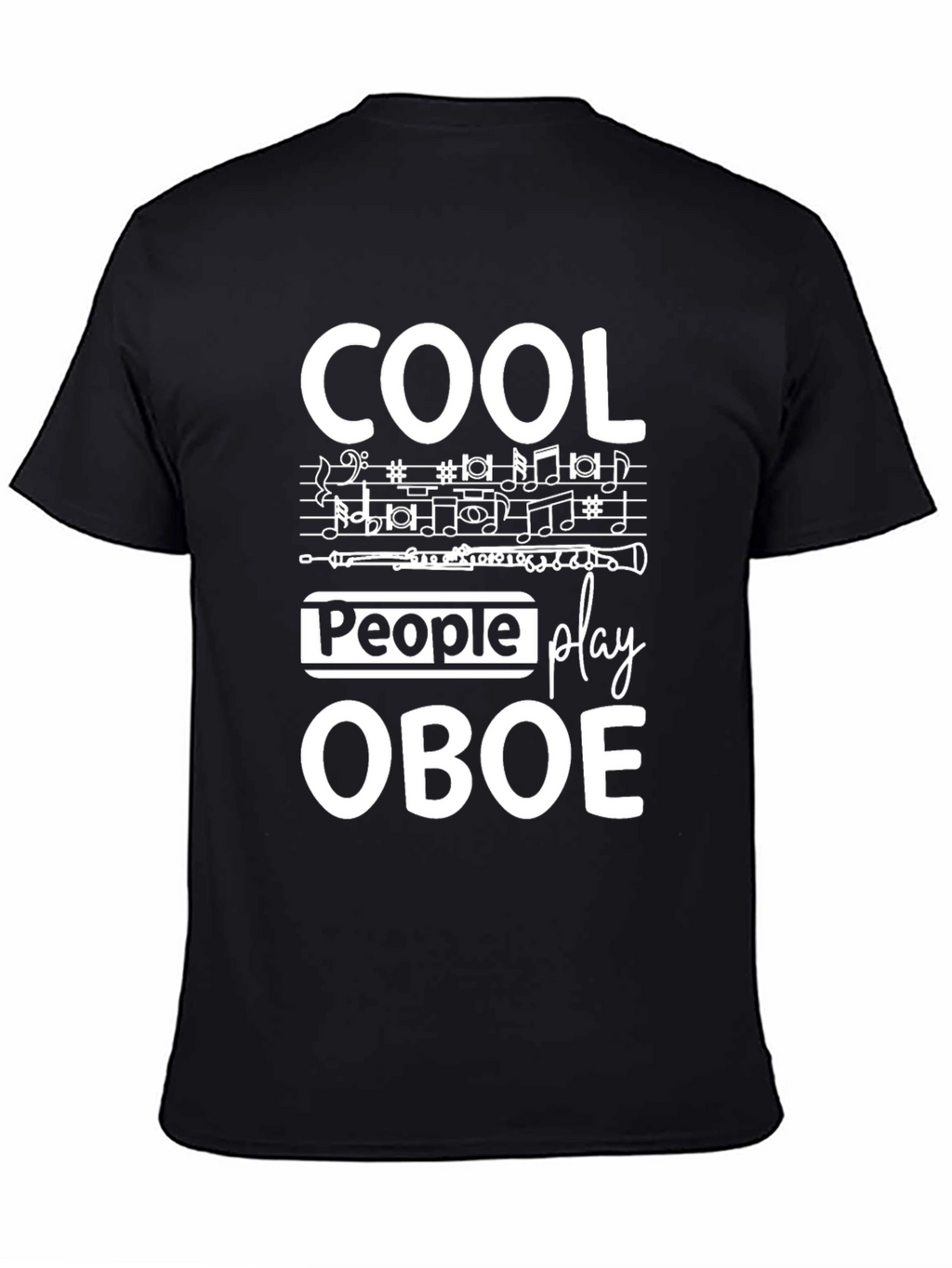 Cool People Play Oboe Graphic T-Shirt