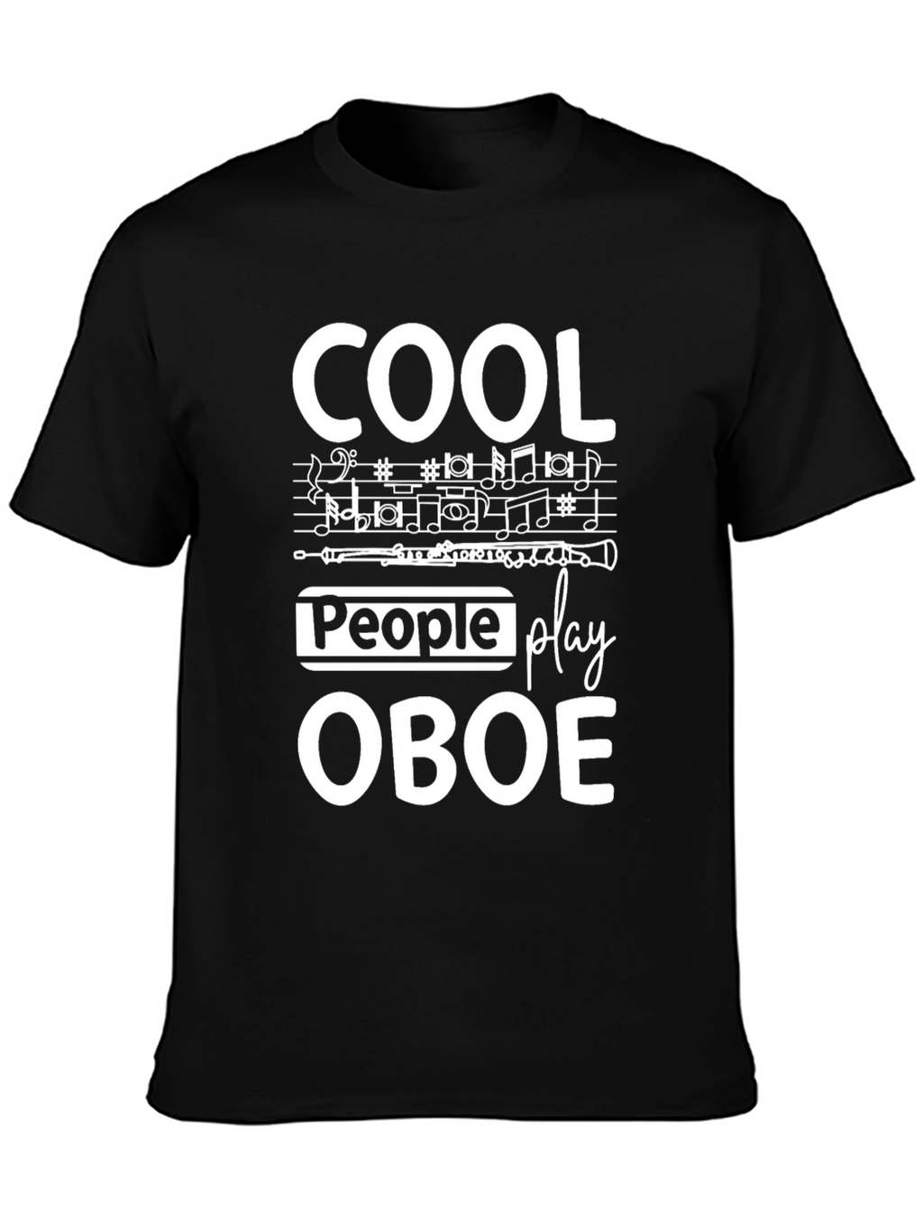 Cool People Play Oboe Graphic T-Shirt