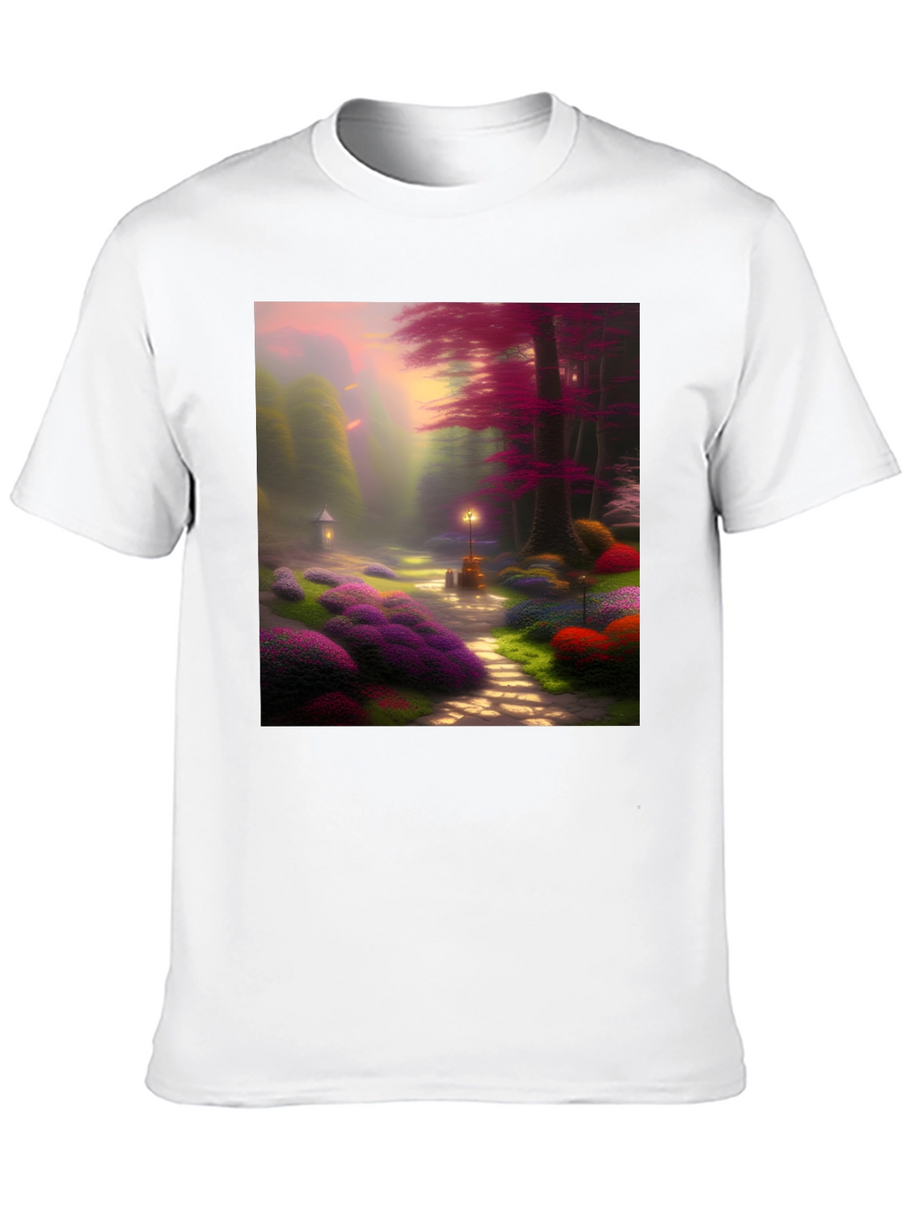 Enchanted Forest Graphic Tee - Whimsical Design