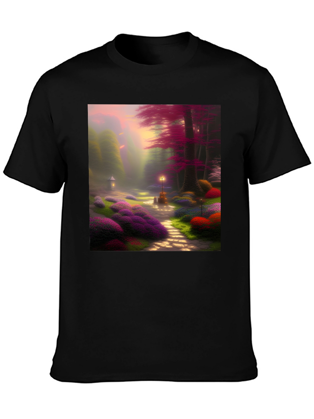 Enchanted Forest Graphic Tee - Whimsical Design