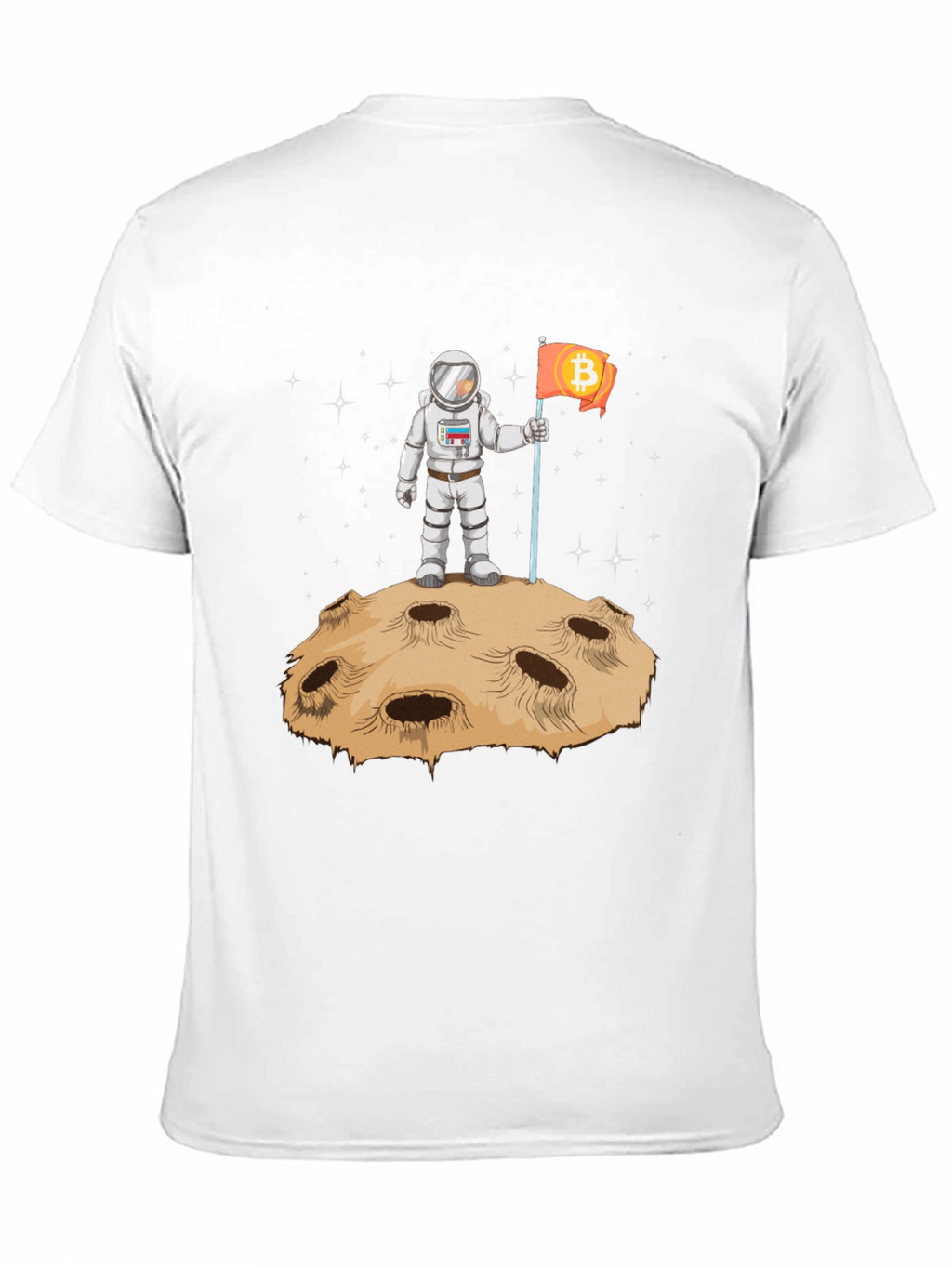 Bitcoin to the Moon T-Shirt - Astronaut Design