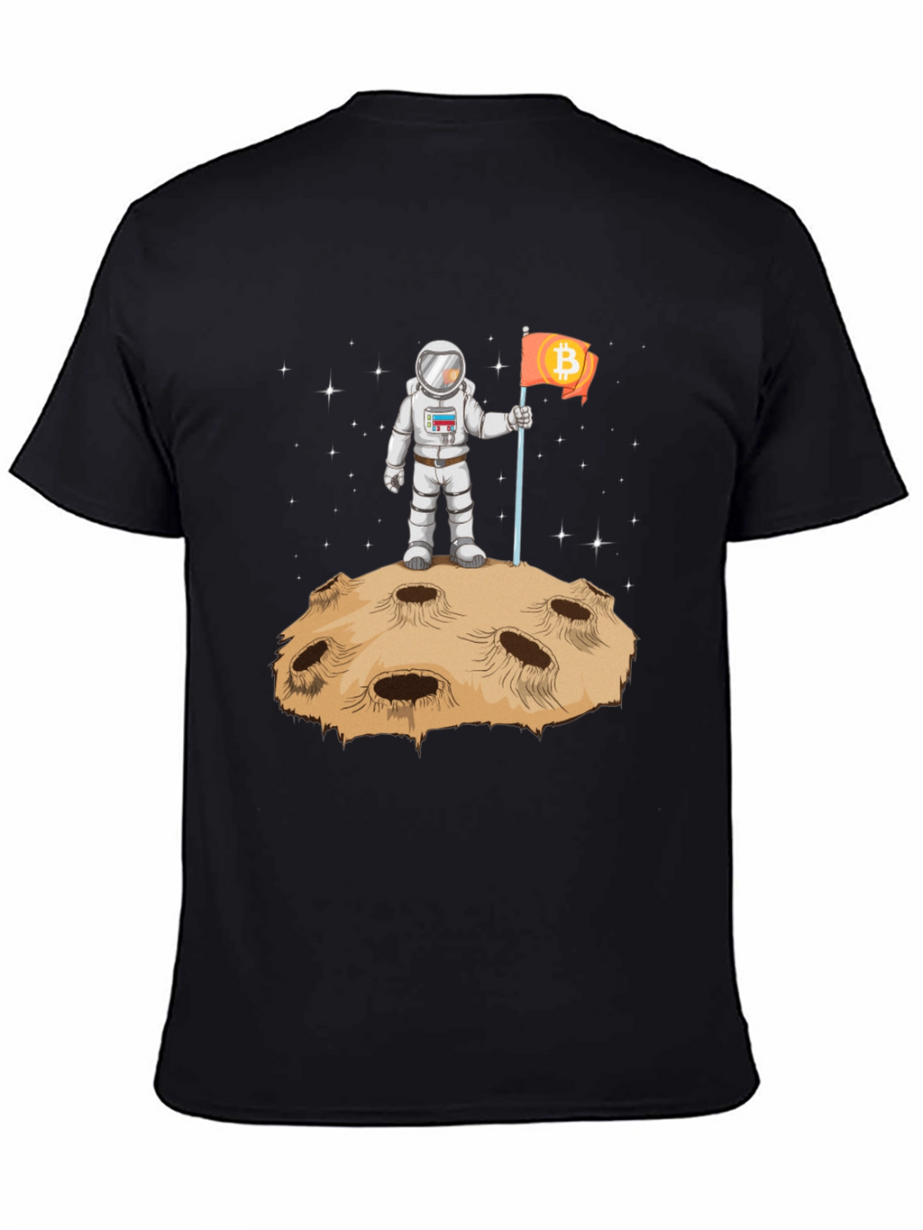 Bitcoin to the Moon T-Shirt - Astronaut Design