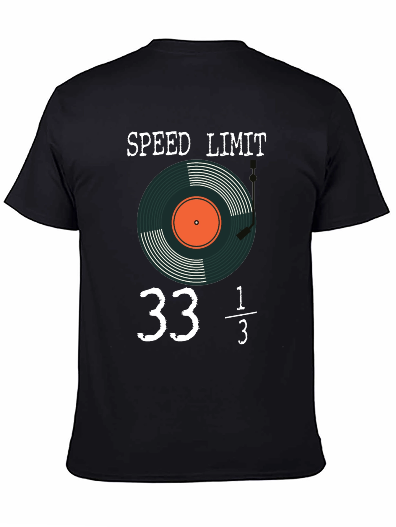 Speed Limit 33 1/3 RPM Record T-Shirt