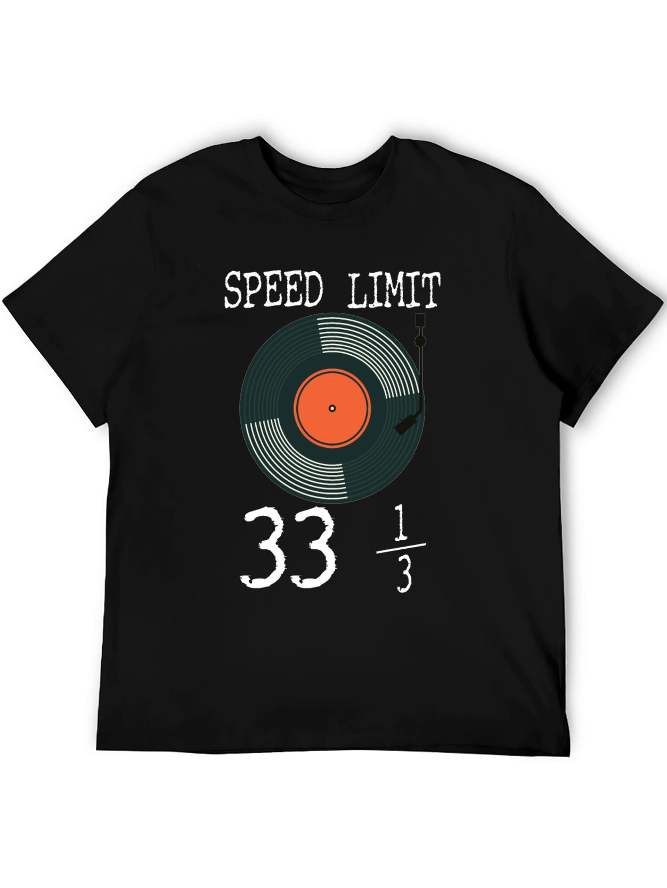 Speed Limit 33 1/3 RPM Record T-Shirt